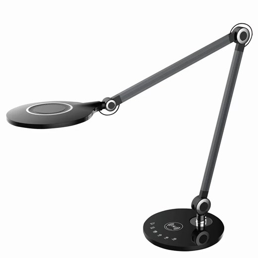 Lampka Czarna Dotykowa Led E9-D64 ze sklepu Edinos.pl w kategorii Lampy stołowe - zdjęcie 176290126