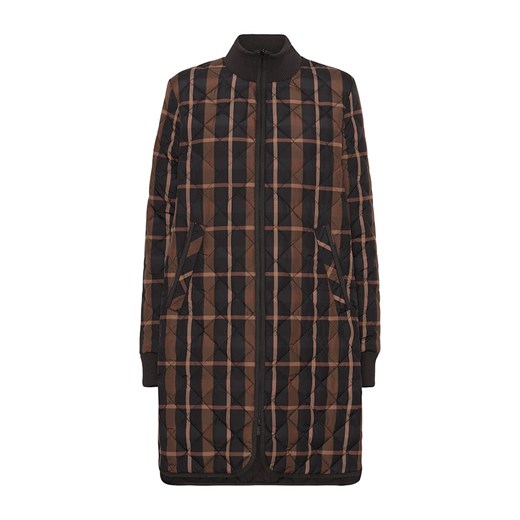 Ilse Jacobsen Płaszcz pikowany w kolorze brązowo-czarnym ze wzorem ze sklepu Limango Polska w kategorii Płaszcze damskie - zdjęcie 176290536