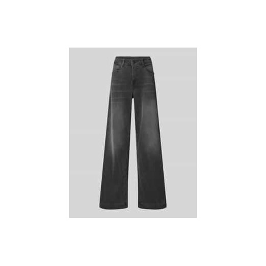 Jeansy z szerokimi nogawkami i 5 kieszeniami ze sklepu Peek&Cloppenburg  w kategorii Jeansy damskie - zdjęcie 176294977