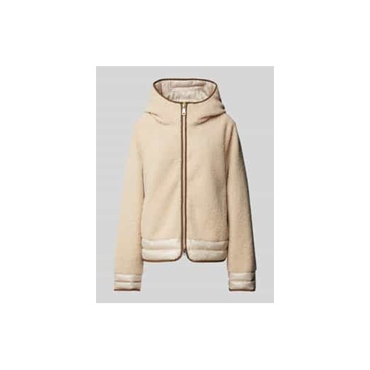 Kurtka z polaru z kapturem ze sklepu Peek&Cloppenburg  w kategorii Kurtki damskie - zdjęcie 176295636