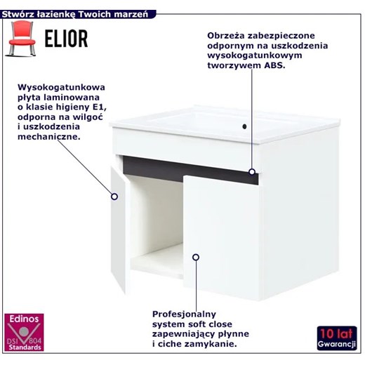 Szafka/regał łazienkowy Elior