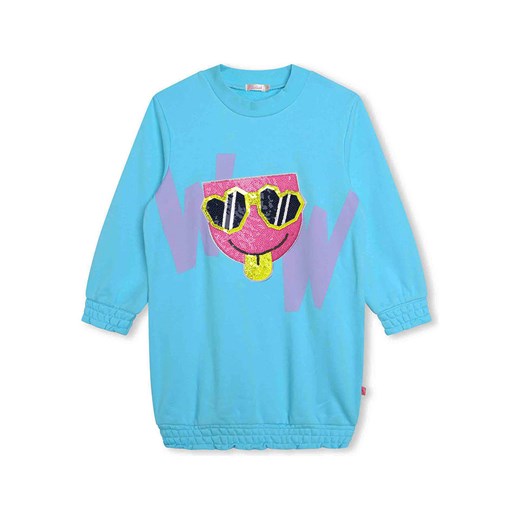 Billieblush Sukienka dresowa w kolorze błękitnym ze sklepu Limango Polska w kategorii Sukienki dziewczęce - zdjęcie 176308345