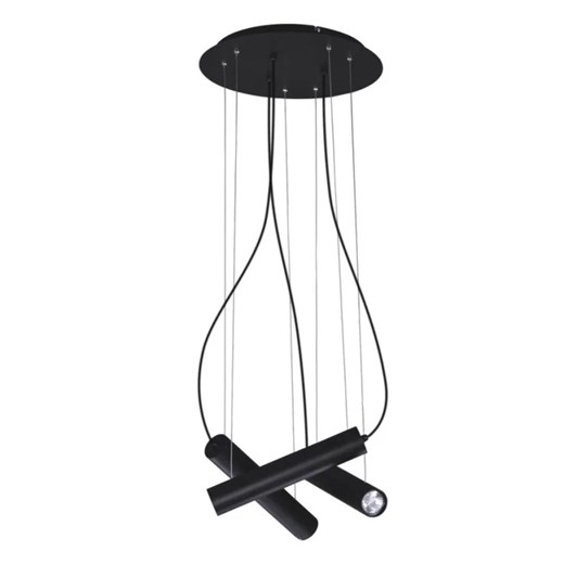 Czarna nowoczesna lampa wisząca tuby nad stół - 8X A737 P1-A42 ze sklepu Edinos.pl w kategorii Lampy wiszące - zdjęcie 176308866