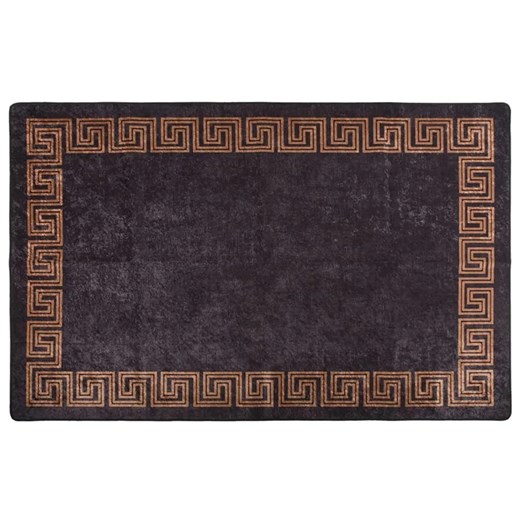 Prostokątny czarny dywan 120x180 cm Rezo ze sklepu Edinos.pl w kategorii Dywany - zdjęcie 176309136