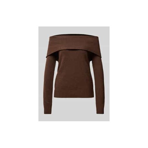 Sweter z dzianiny z odkrytymi ramionami ze sklepu Peek&Cloppenburg  w kategorii Swetry damskie - zdjęcie 176310668
