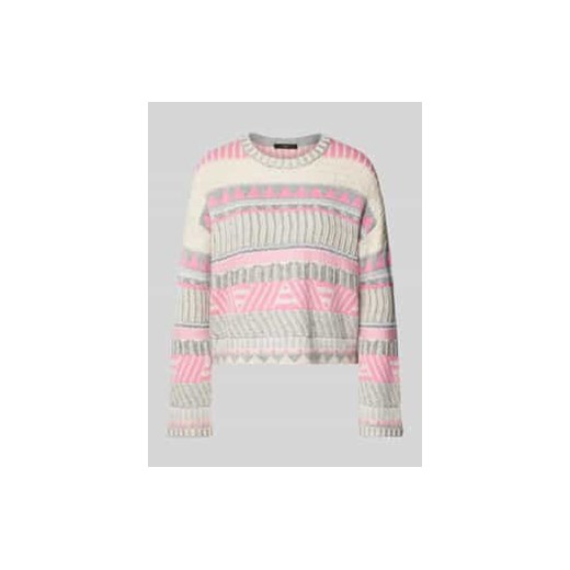 Sweter z dzianiny z obniżonymi ramionami ze sklepu Peek&Cloppenburg  w kategorii Swetry damskie - zdjęcie 176310679