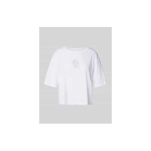 T-shirt krótki z nadrukiem z logo ze sklepu Peek&Cloppenburg  w kategorii Bluzki damskie - zdjęcie 176310697