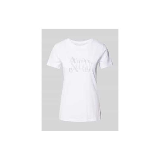 T-shirt z nadrukiem z logo ze sklepu Peek&Cloppenburg  w kategorii Bluzki damskie - zdjęcie 176310808
