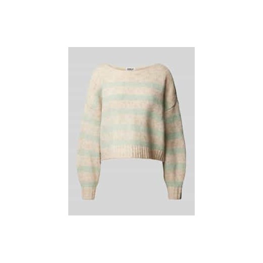 Sweter z dzianiny z obniżonymi ramionami model ‘AYA LIFE’ ze sklepu Peek&Cloppenburg  w kategorii Swetry damskie - zdjęcie 176310857