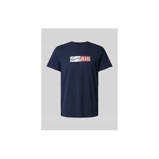 T-shirt o kroju slim fit z nadrukiem z logo ze sklepu Peek&Cloppenburg  w kategorii T-shirty męskie - zdjęcie 176310967