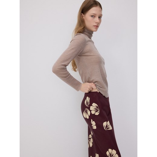 Reserved - Spódnica maxi - ciemnofioletowy Reserved XL Reserved