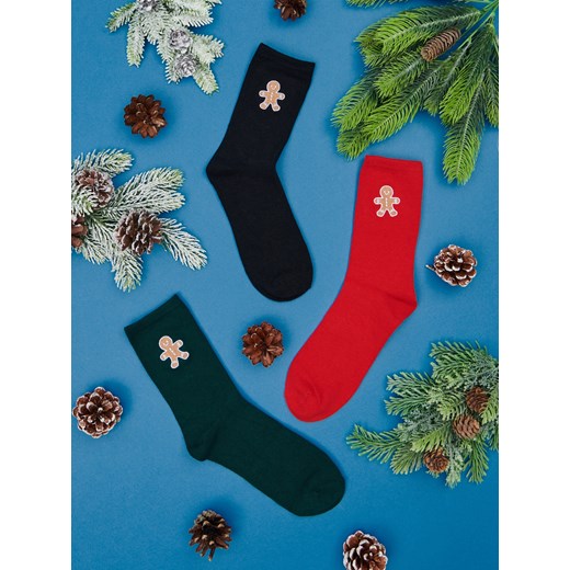 Sinsay - Skarpetki 3 pack - wielobarwny Sinsay 43/46 Sinsay