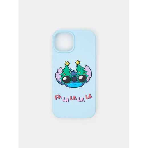 Sinsay - Etui na iPhone 15 Stitch - niebieski Sinsay One Size Sinsay