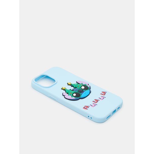 Sinsay - Etui na iPhone 15 Stitch - niebieski Sinsay One Size Sinsay