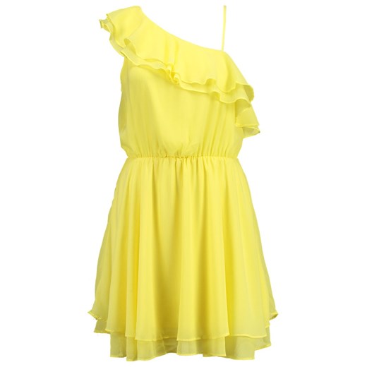 Bik Bok PANDORA Sukienka letnia yellow zalando  abstrakcyjne wzory