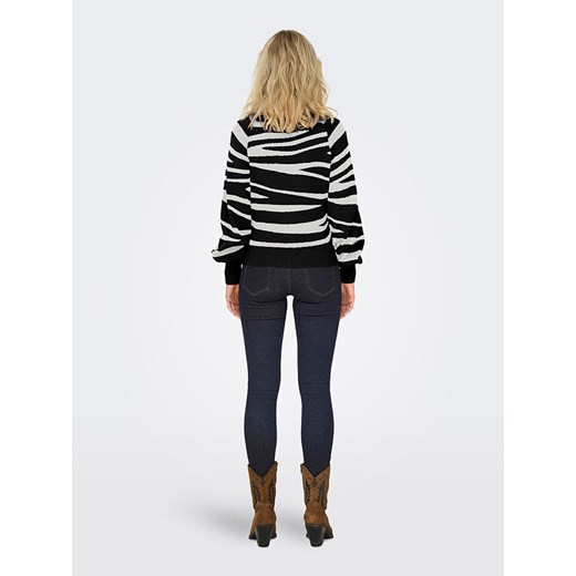 Sweter damski ONLY casual z okrągłym dekoltem w paski 