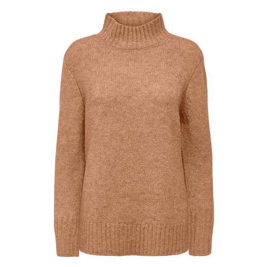 ONLY Sweter w kolorze karmelowym ze sklepu Limango Polska w kategorii Swetry damskie - zdjęcie 176324478