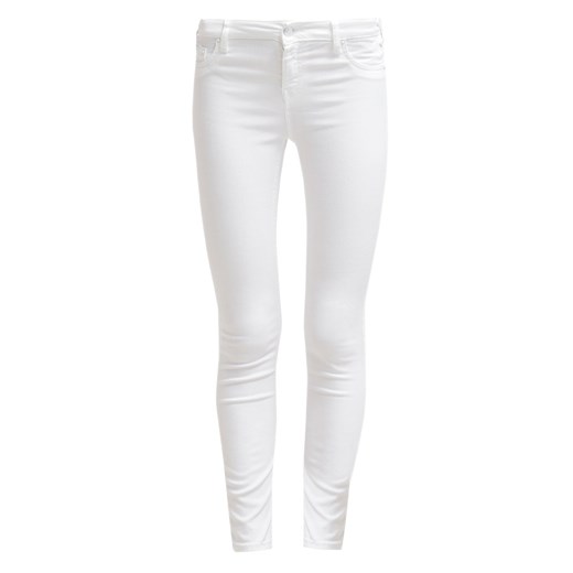 Met XROXIE Jeansy Slim fit bianco zalando  abstrakcyjne wzory