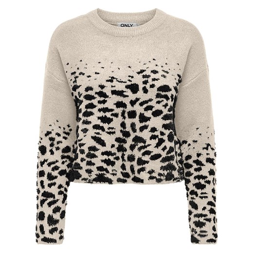 ONLY Sweter w kolorze kremowo-czarnym ze sklepu Limango Polska w kategorii Swetry damskie - zdjęcie 176324888