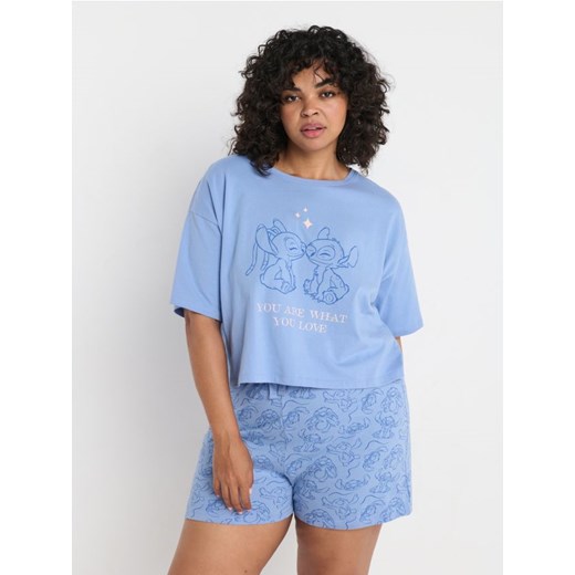 Sinsay - Piżama Stitch - niebieski ze sklepu Sinsay w kategorii Piżamy damskie - zdjęcie 176327886