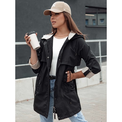 Kurtka parka damska STYLE QUEEN czarna Dstreet TY4395 ze sklepu DSTREET.PL w kategorii Kurtki damskie - zdjęcie 176329357