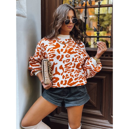 Sweter damski RUNWAY ROALTY biały Dstreet MY2238 ze sklepu DSTREET.PL w kategorii Swetry damskie - zdjęcie 176330059