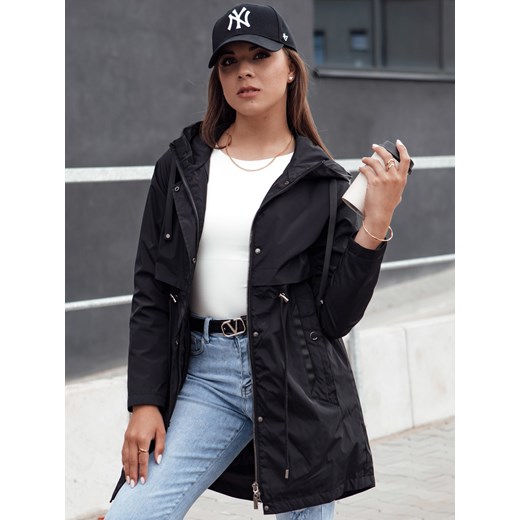 Kurtka damska parka GLAMJACKET czarna Dstreet TY4384 ze sklepu DSTREET.PL w kategorii Kurtki damskie - zdjęcie 176330515