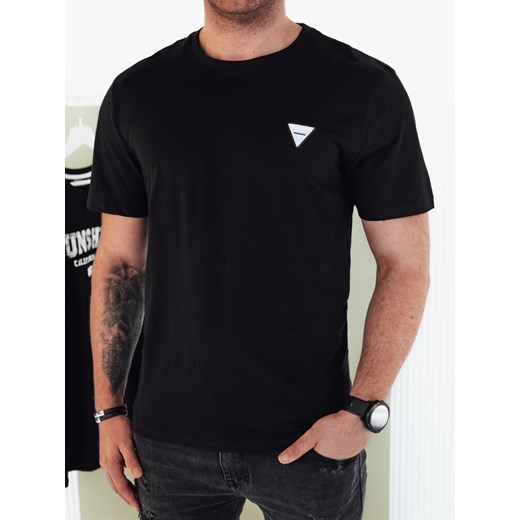 Koszulka męska basic czarna Dstreet RX5439 ze sklepu DSTREET.PL w kategorii T-shirty męskie - zdjęcie 176331185