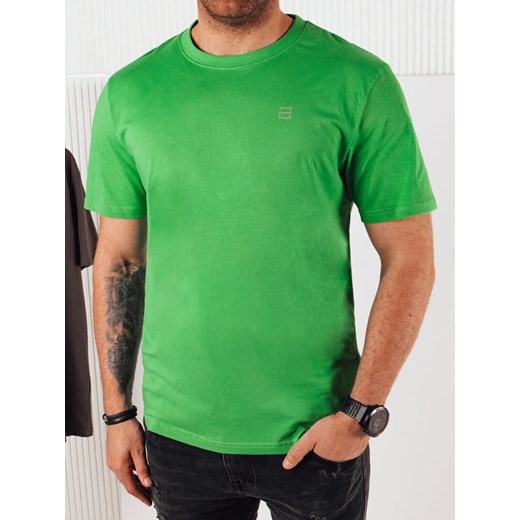 Koszulka męska z nadrukiem zielona Dstreet RX5471 ze sklepu DSTREET.PL w kategorii T-shirty męskie - zdjęcie 176335438