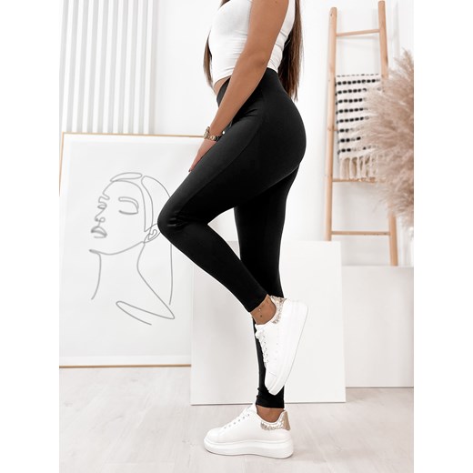 legginsy ocieplane naver czarne m/38 ze sklepu UBRA w kategorii Spodnie damskie - zdjęcie 176338475