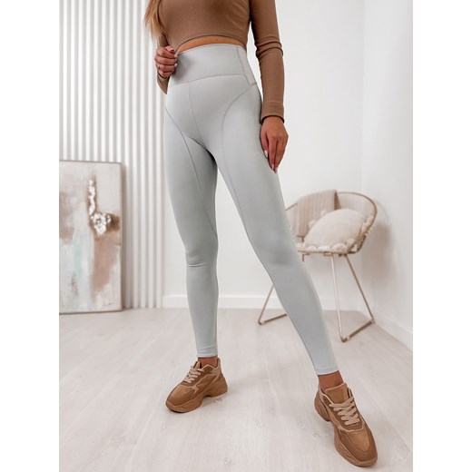 legginsy solera szare m/38 ze sklepu UBRA w kategorii Spodnie damskie - zdjęcie 176340826