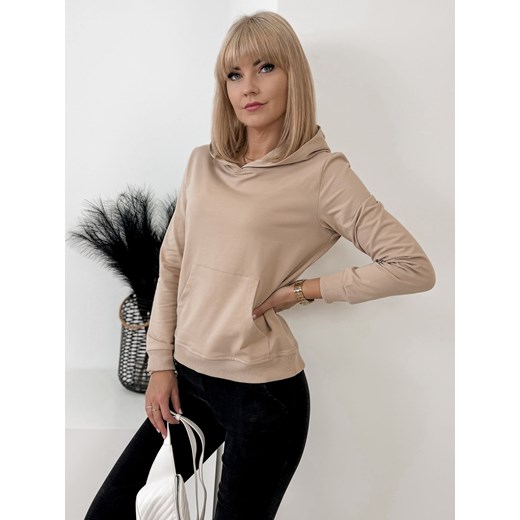 bluza gregory beżowa l/xl ze sklepu UBRA w kategorii Bluzy damskie - zdjęcie 176345808