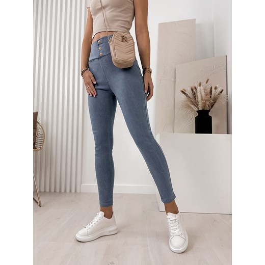 spodnie elfar niebieskie xl/xxl ze sklepu UBRA w kategorii Jeansy damskie - zdjęcie 176345876
