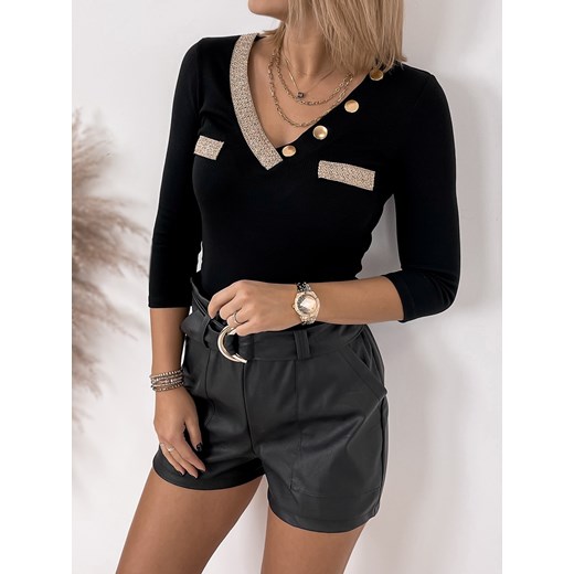 bluzka vip czarna one size ze sklepu UBRA w kategorii Bluzki damskie - zdjęcie 176348527