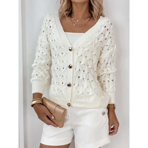sweter manami ecru one size ze sklepu UBRA w kategorii Swetry damskie - zdjęcie 176348947