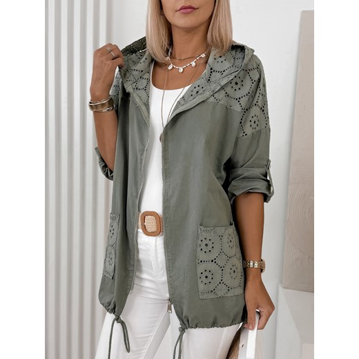 bluza gunes khaki one size ze sklepu UBRA w kategorii Bluzy damskie - zdjęcie 176349259