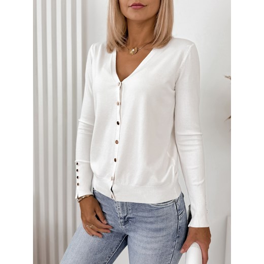 sweter tanya ecru one size ze sklepu UBRA w kategorii Swetry damskie - zdjęcie 176349406