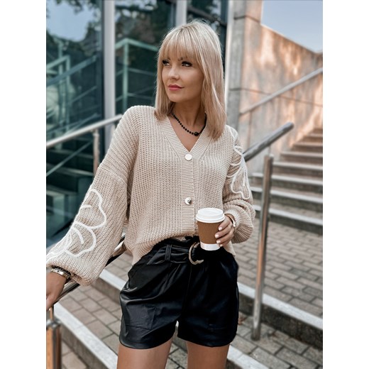 sweter ruva beżowy one size ze sklepu UBRA w kategorii Swetry damskie - zdjęcie 176350807