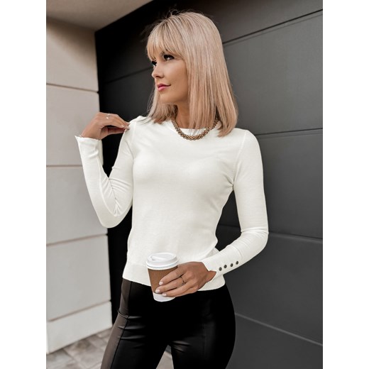 sweter matilda ecru one size ze sklepu UBRA w kategorii Swetry damskie - zdjęcie 176351367