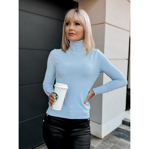 sweter waleri błękitny one size ze sklepu UBRA w kategorii Swetry damskie - zdjęcie 176351527