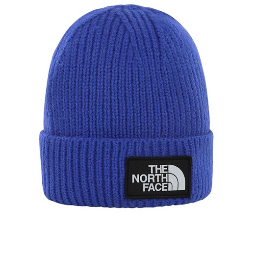 Czapka The North Face Logo Box Beanie 0A3FJXCZ61 - granatowa ze sklepu streetstyle24.pl w kategorii Czapki zimowe męskie - zdjęcie 176354659