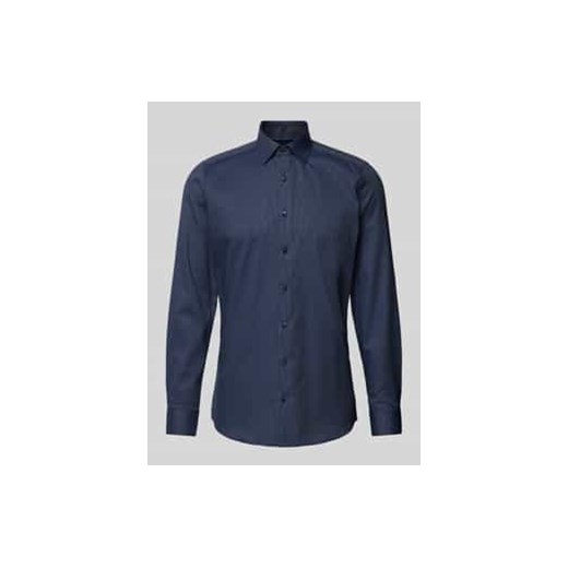 Koszula biznesowa o kroju body fit z kołnierzykiem typu kent ze sklepu Peek&Cloppenburg  w kategorii Koszule męskie - zdjęcie 176355038