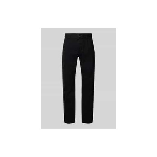 Chinosy o kroju slim fit z zakładkami w pasie ze sklepu Peek&Cloppenburg  w kategorii Spodnie męskie - zdjęcie 176355059