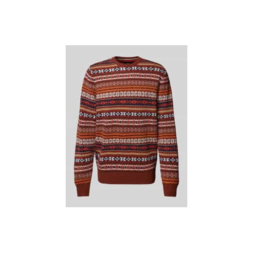 Sweter wełniany z detalem z logo ze sklepu Peek&Cloppenburg  w kategorii Swetry męskie - zdjęcie 176355205