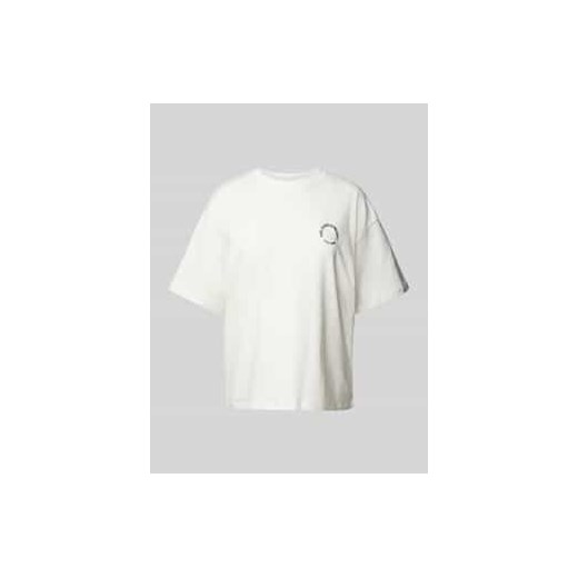 T-shirt o kroju oversized z nadrukiem z logo ze sklepu Peek&Cloppenburg  w kategorii Bluzki damskie - zdjęcie 176355407
