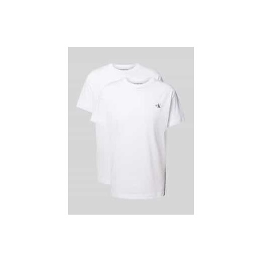 T-shirt z nadrukiem z logo w zestawie 2 szt. ze sklepu Peek&Cloppenburg  w kategorii T-shirty męskie - zdjęcie 176355597