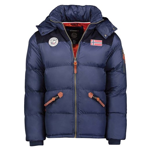 Geographical Norway Kurtka zimowa &quot;Celian&quot; w kolorze granatowym ze sklepu Limango Polska w kategorii Kurtki męskie - zdjęcie 176356678