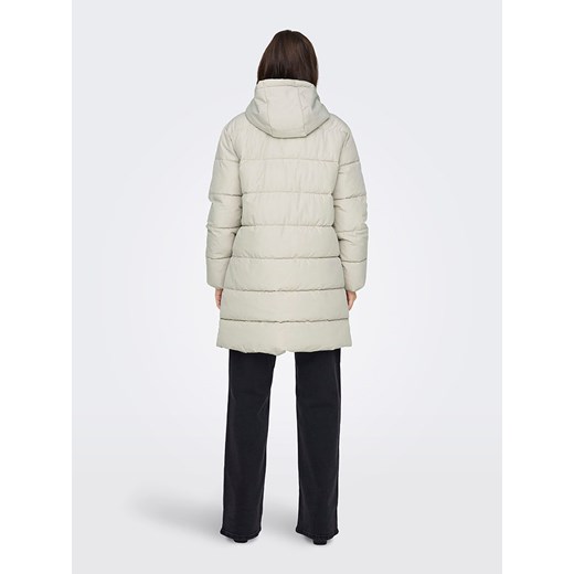 Kurtka damska ONLY długa beżowa casual 