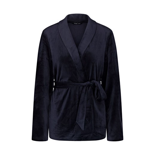 Triumph szlafrok damski Sensual Velour 10221171-7064, Kolor granatowy, Rozmiar 40, Triumph ze sklepu Primodo w kategorii Szlafroki damskie - zdjęcie 176357519
