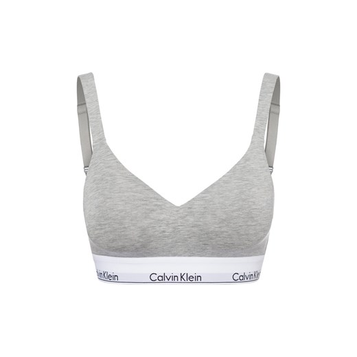 Calvin Klein Stanik damski Kobiety Bawełna jasny szary marmurkowy ze sklepu vangraaf w kategorii Biustonosze - zdjęcie 176358436